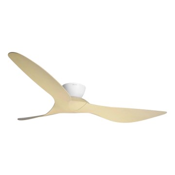 Lucci Air 514031 - Ventilatore da soffitto KOTARA Ø 137 cm beige/bianco + telecomando
