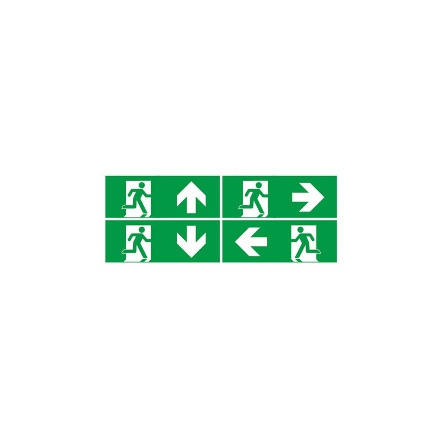 Luce di emergenza a LED EMERGENCY EXIT LED/3W/230V 6400K IP65
