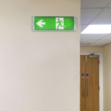 Luce di emergenza a LED EMERGENCY EXIT LED/3W/230V IP65 6000K 1200mAh