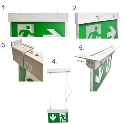 Luce di emergenza a LED LED/2W/230V 6000K
