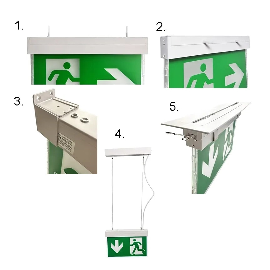 Luce di emergenza a LED LED/2W/230V 6000K