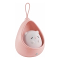 Luce di orientamento per bambini con sensore KITTY LED/0,5W/5V USB rosa