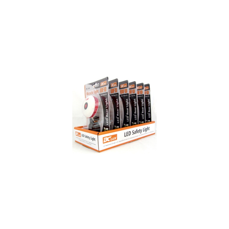 Luce di sicurezza a LED per bici BCLUX LED/2xAAA