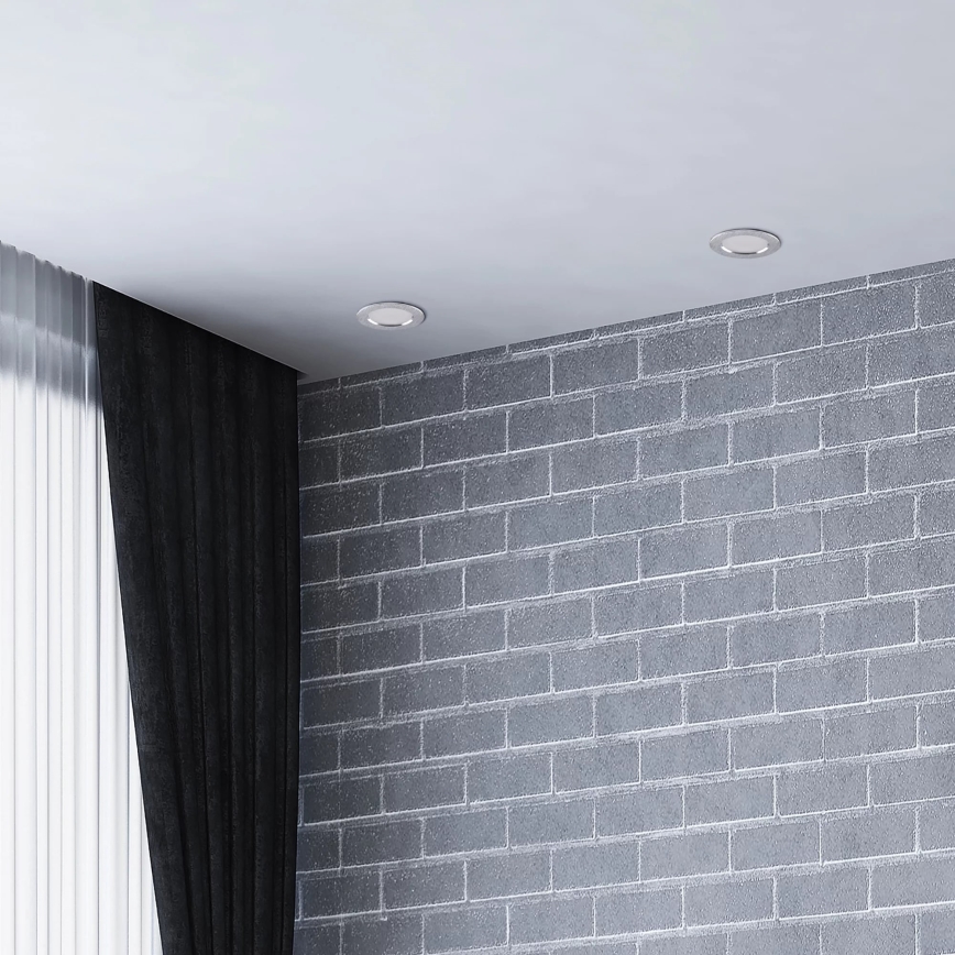 Luce LED da incasso ZOE LED/4,8W/230V argento
