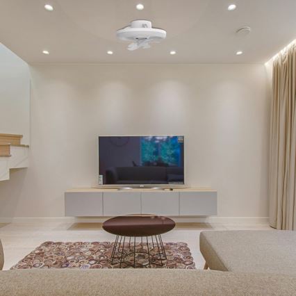 Luce LED dimmerabile con ventilatore LED/30W/230V 3000-6500K bianco + telecomando
