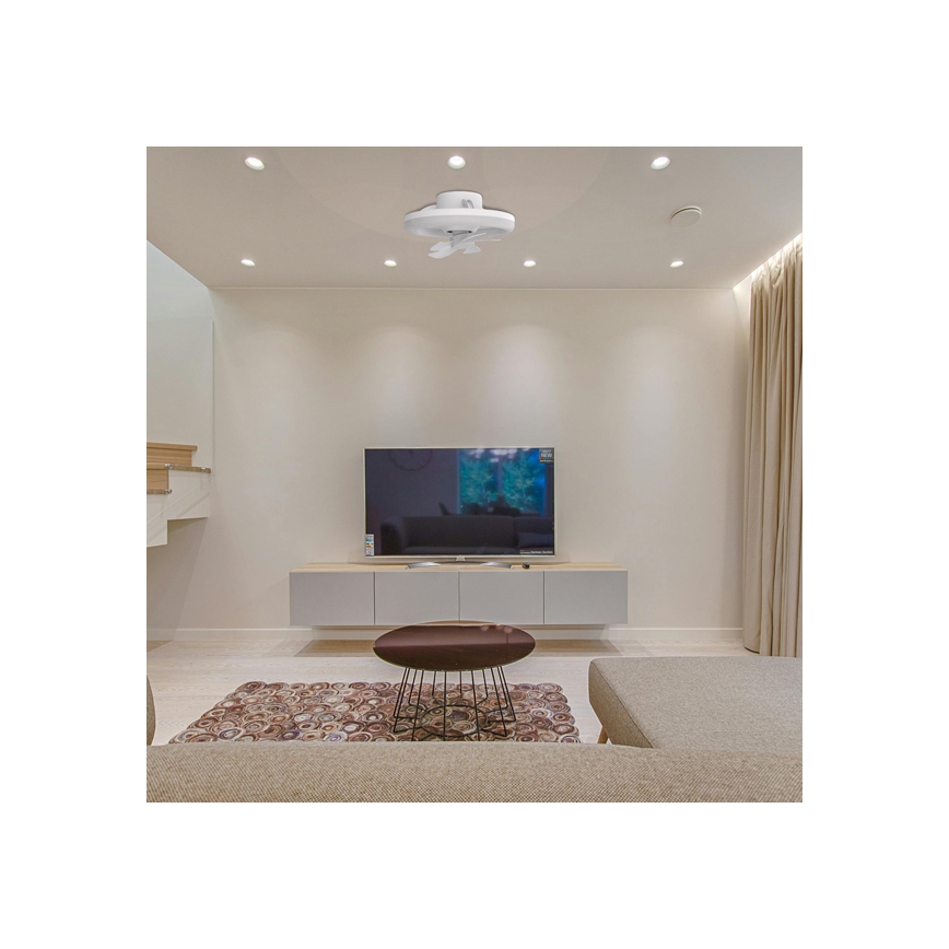 Luce LED dimmerabile con ventilatore LED/30W/230V 3000-6500K bianco + telecomando