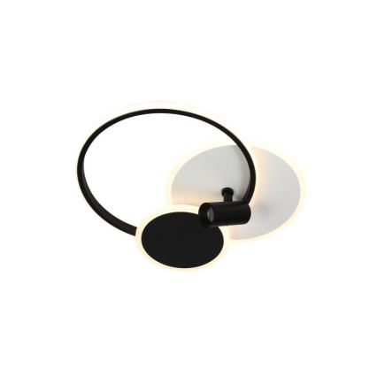 Plafoniera LED dimmerabile LED/65W/230V 3000-6500K bianco/nero + telecomando