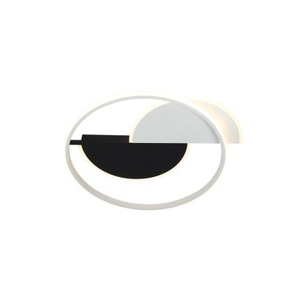 Plafoniera LED dimmerabile LED/70W/230V 3000-6500K bianco/nero + telecomando