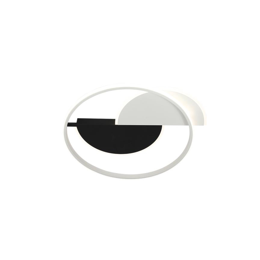 Plafoniera LED dimmerabile LED/70W/230V 3000-6500K bianco/nero + telecomando