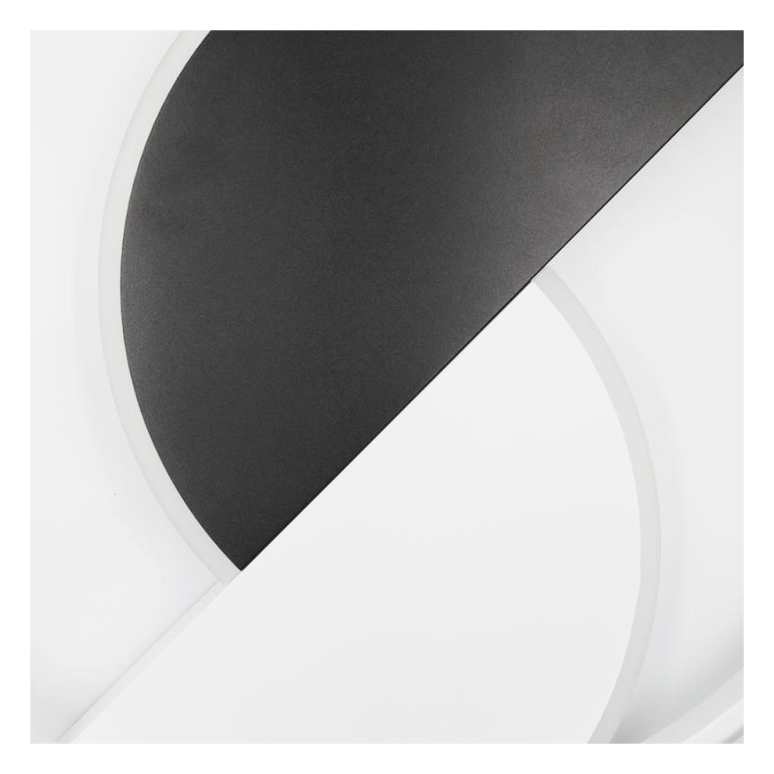 Plafoniera LED dimmerabile LED/70W/230V 3000-6500K bianco/nero + telecomando