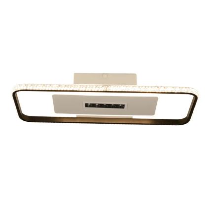 Plafoniera LED dimmerabile LED/75W/230V 3000-6500K bianco/nero + telecomando