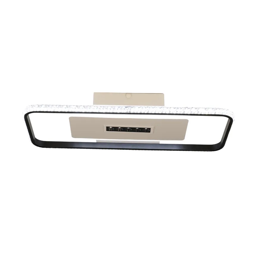 Plafoniera LED dimmerabile LED/75W/230V 3000-6500K bianco/nero + telecomando