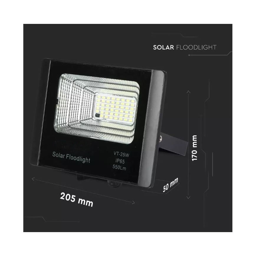 Luce LED solare da esterno dimmerabile LED/12W/3,2V 6000K IP65 + TC