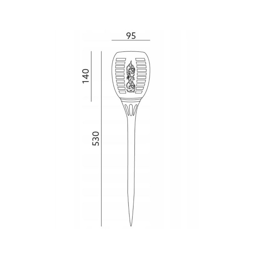 Luce LED solare da esterno SPARKLE LED/0,12W/1,2V IP44