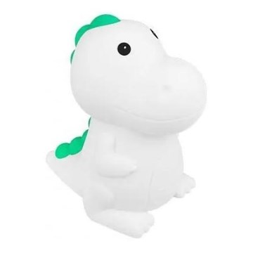 Luce notturna per bambini ricaricabile LED RGB Dimmerabile LED/2,5W/5V 3000K 1200 mAh dinosauro