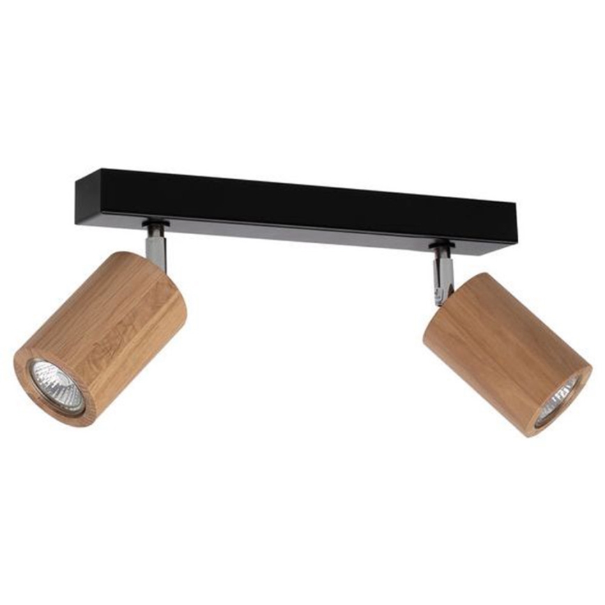 Luce Spot a LED da soffitto MATTI 2xGU10/5W/230V quercia