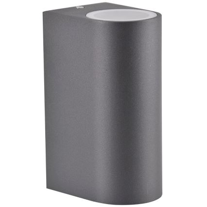 Luce Spot a parete da esterno BOSTON 2xGU10/10W/230V IP44