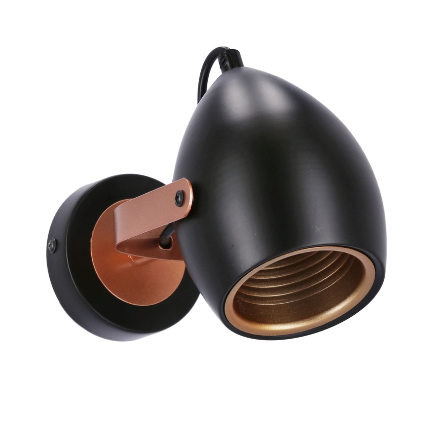 Luce Spot ANICA 1xE14/40W/230V nero/rame