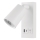 Luce Spot da parete a LED con USB LED/5W/230V bianco