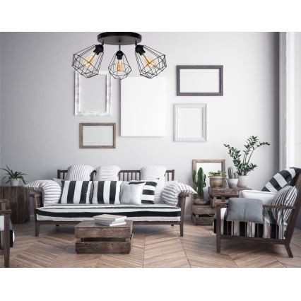 Luce Spot DIAMENT 3xE27/60W/230V