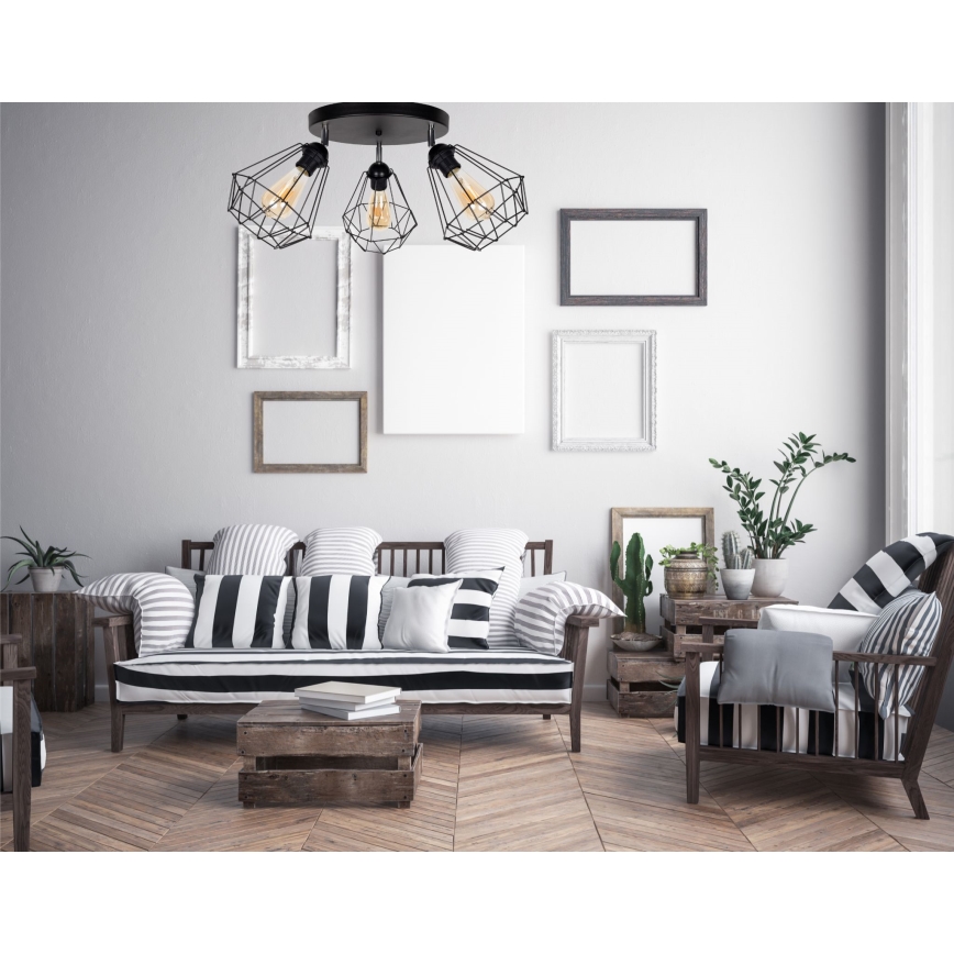 Luce Spot DIAMENT 3xE27/60W/230V