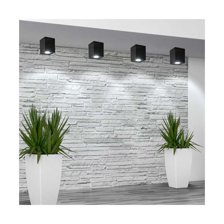 Luce Spot HADAR Q1 1xGU10/10W/230V nero