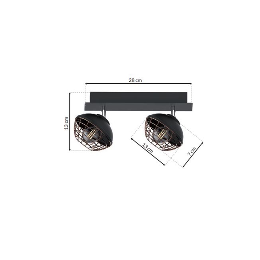 Luce Spot LOGAN 2xE14/40W/230V