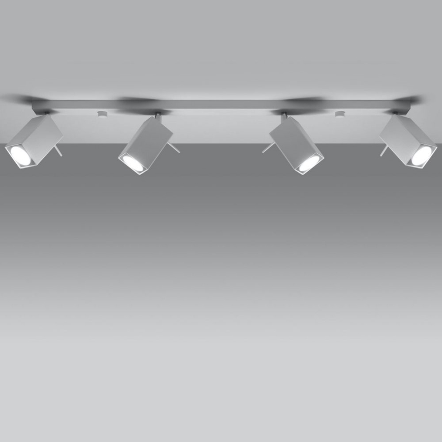 Luce Spot MERIDA 4xGU10/40W/230V bianco