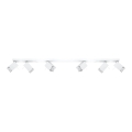Luce Spot MERIDA 6xGU10/40W/230V bianco