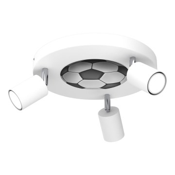 Luce Spot per bambini FUN 3xGU10/8W/230V bianco/ball