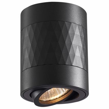 Luce Spot RUBIN 1xGU10/10W/230V nero