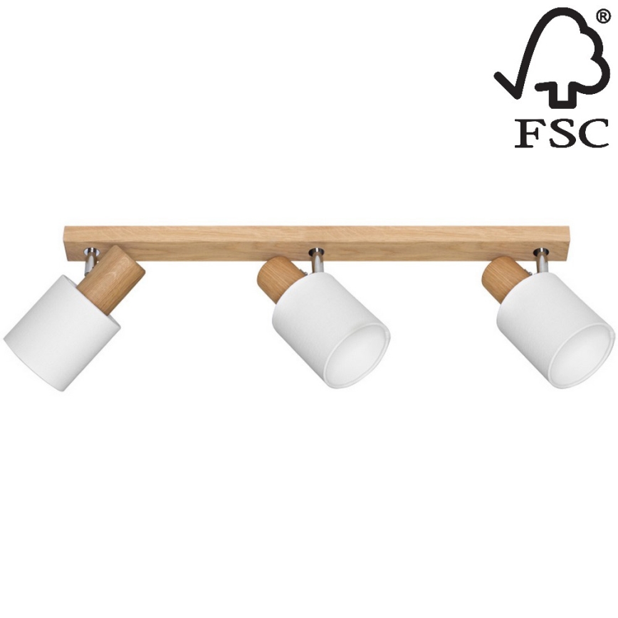 Luce Spot TREEHOUSE 3xE27/25W/230V - certificato FSC