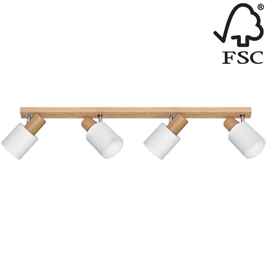Luce Spot TREEHOUSE 4xE27/25W/230V - certificato FSC