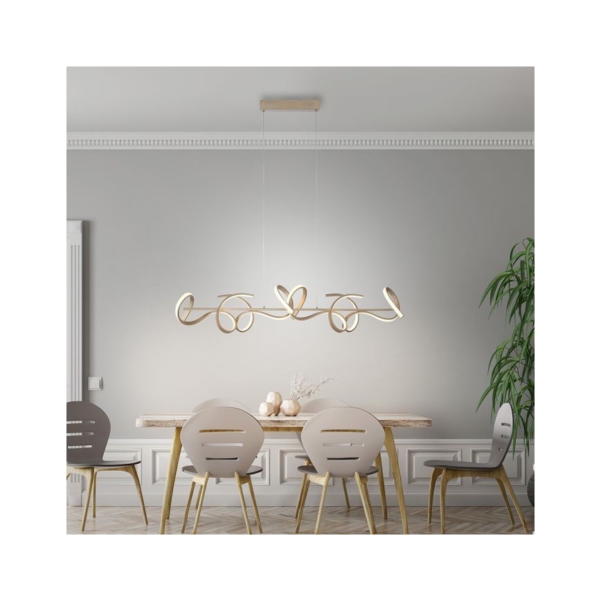 Luchten Direkt 19033-60 - Suspension filaire à intensité variable LED CURLS LED/40,8W/230V