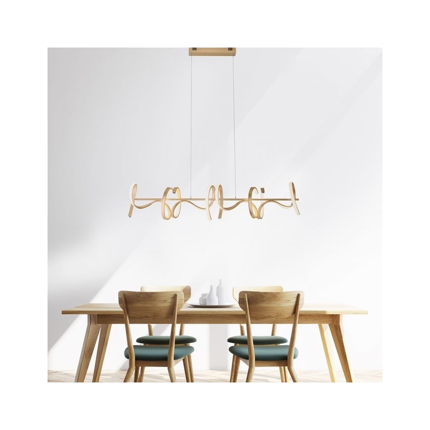 Luchten Direkt 19033-60 - Suspension filaire à intensité variable LED CURLS LED/40,8W/230V