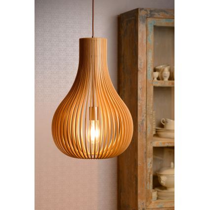 Lucide 01400/38/72 - Lampada a sospensione BODO 1xE27/60W/230V