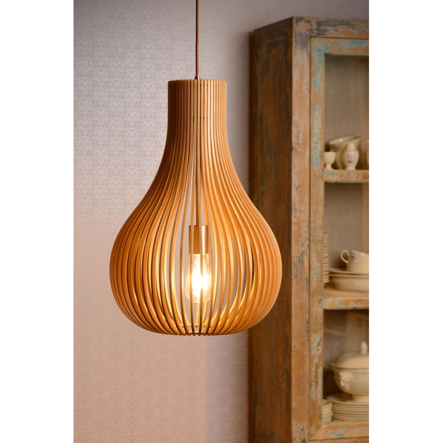 Lucide 01400/38/72 - Lampada a sospensione BODO 1xE27/60W/230V