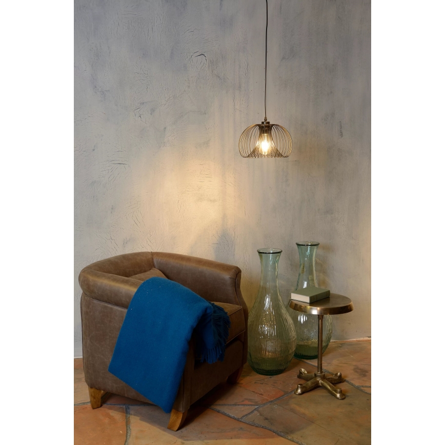 Lucide 02400/30/30 -  Hängeleuchte VINTI 1xE27/60W/230V