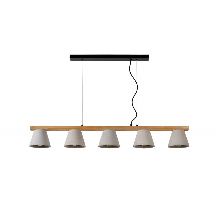 Lucide 03413/05/41 - Lampada a sospensione POSSIO 5xE14/40W/230V