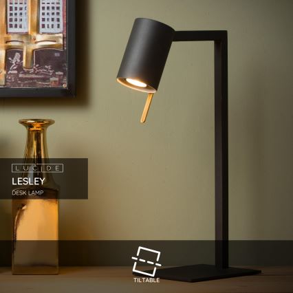 Lucide 03525/01/30 - Tischlampe LESLEY 1xGU10/35W/230V