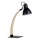 Lucide 03613/01/30 - Lampada da tavolo CURF 1xE27/60W/230V nero