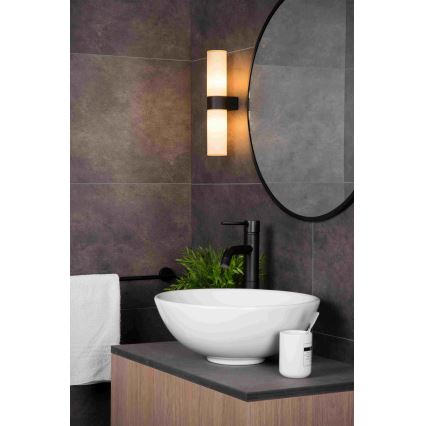 Lucide 04202/02/30 - Applique da bagno JESSE 2xG9/33W/230V IP44