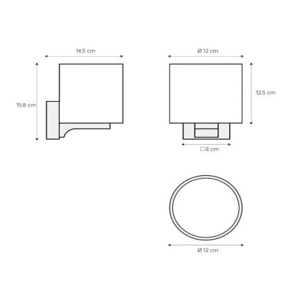 Lucide 04204/01/30 - Applique murale salle de bain JENNO 1xG9/33W/230V IP44