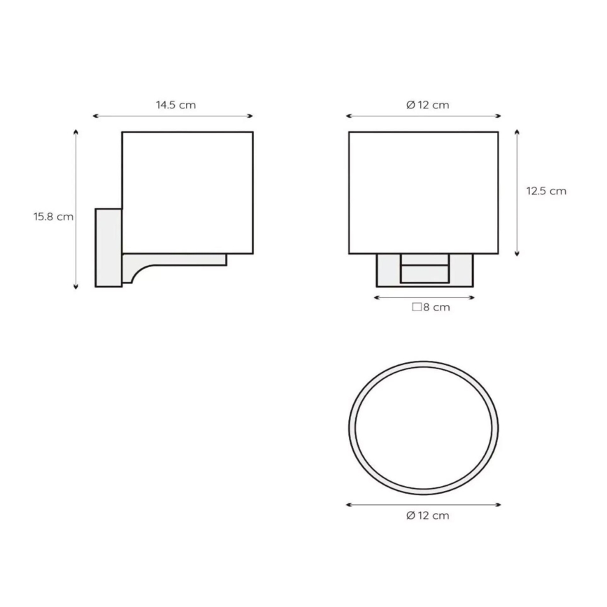 Lucide 04204/01/30 - Applique murale salle de bain JENNO 1xG9/33W/230V IP44