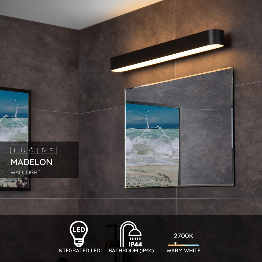 Lucide 04209/12/30 - Wandleuchte für Badezimmer MADELON LED/9W/230V IP44