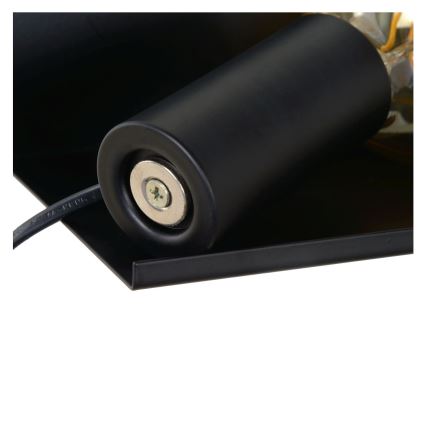 Lucide 06218/01/30 - Applique murale SEBO 1xE27/40W/230V noir