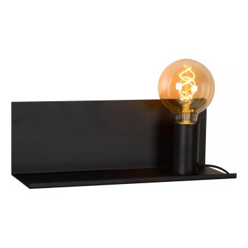 Lucide 06218/01/30 - Wandleuchte SEBO 1xE27/40W/230V schwarz