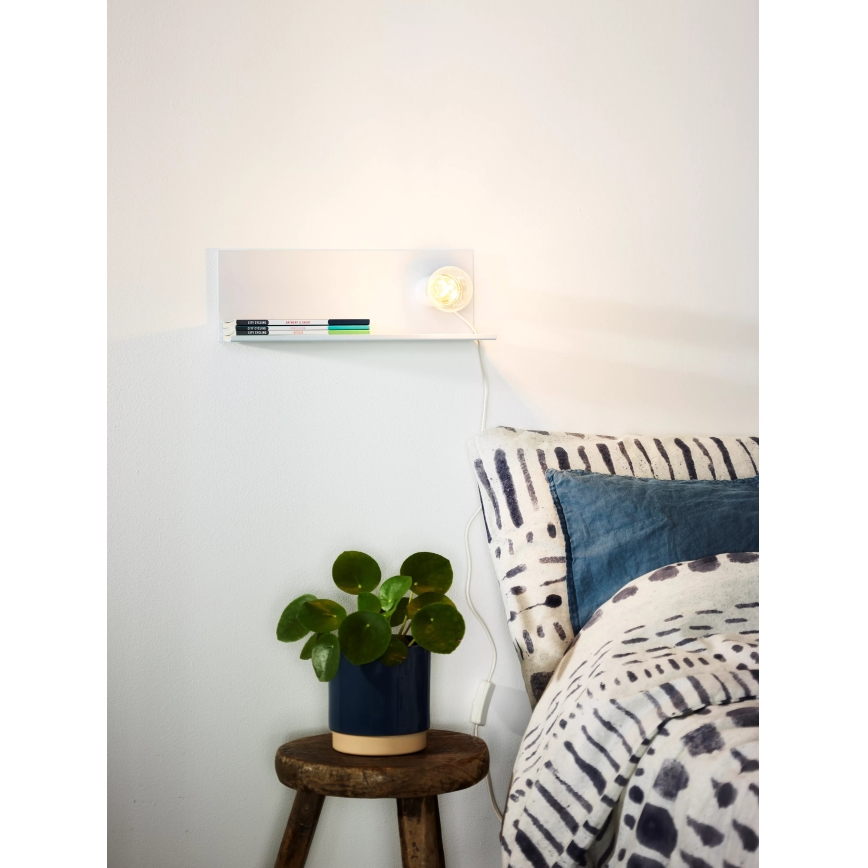 Lucide 06218/01/31 - Applique SEBO 1xE27/40W/230V bianco