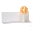 Lucide 06218/01/31 - Wandleuchte SEBO 1xE27/40W/230V weiß