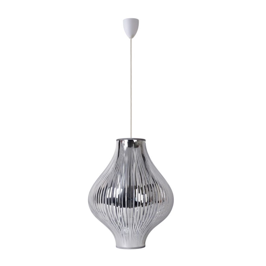 Lucide 06408/01/11 - Pendelleuchte POLI 1xE27/60W/230V glänzendes Chrom